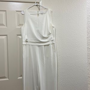 Calvin Klein White Jumpsuit